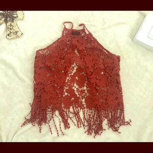 Lacey Tank with Fringe